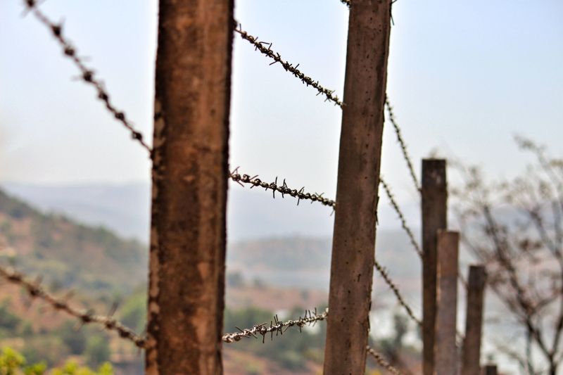 Barbed Wire Installation
